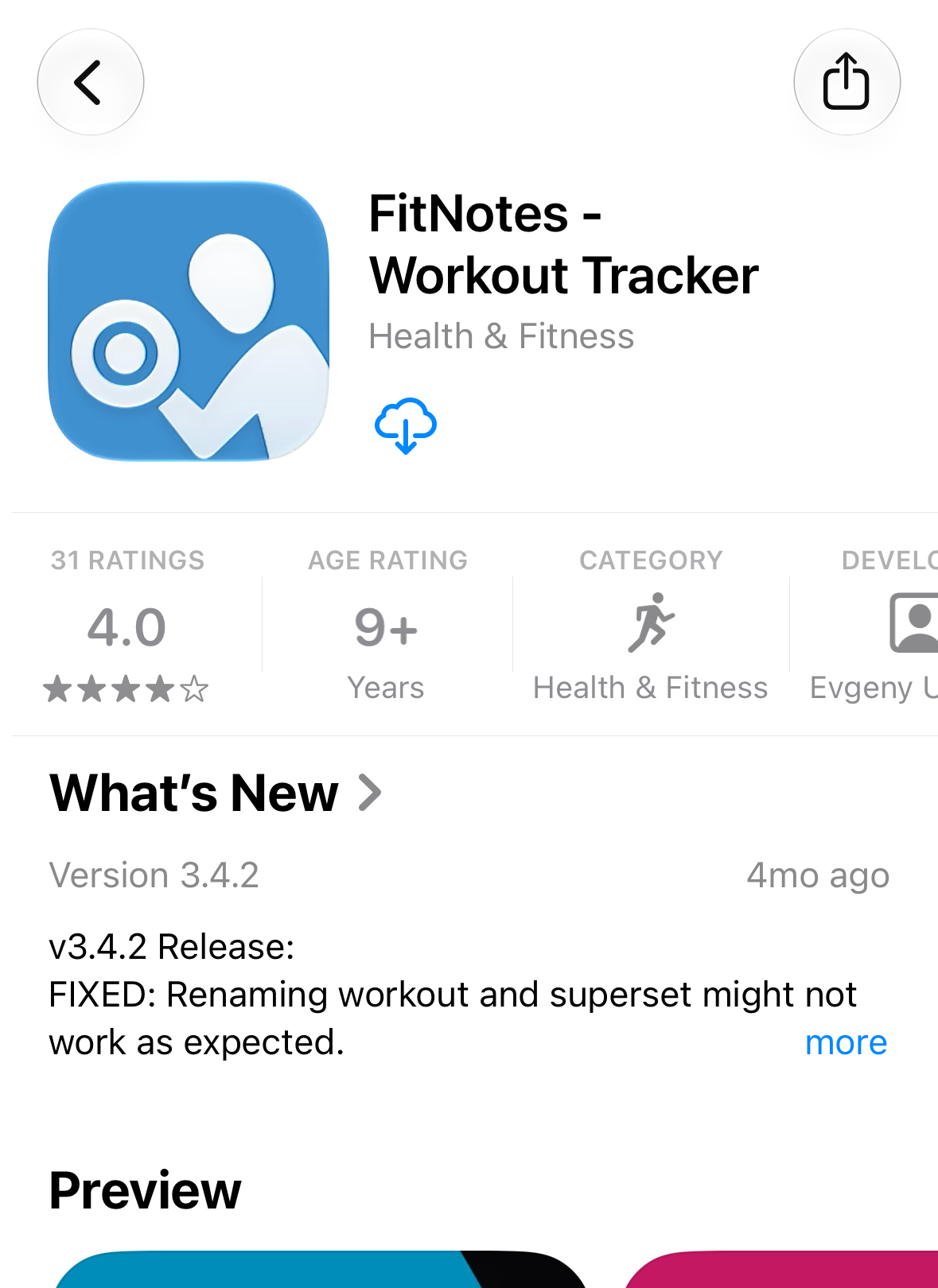 FitNotes by Evgeny Uralsky on the iOS App Store