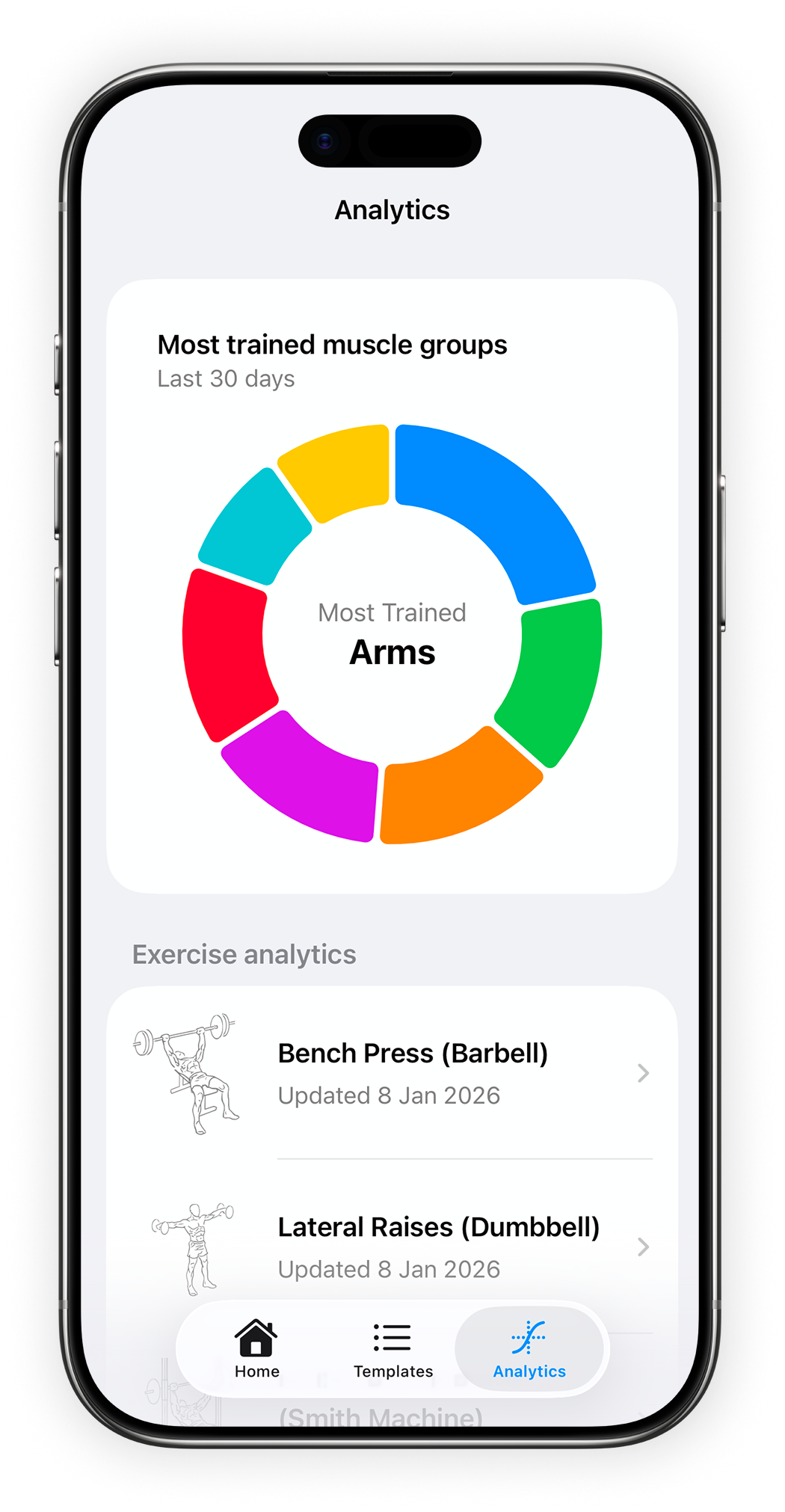 Plates app interface detail 2